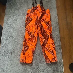 Field & Stream Men's Orange Camouflage Overalls